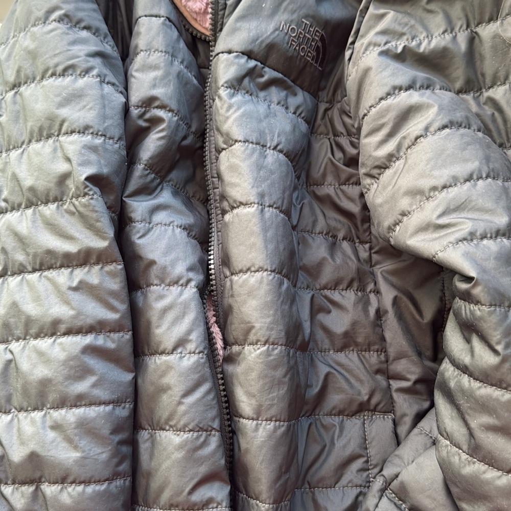The North Face Charcoal Quilted Jacket